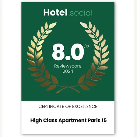 High Class Apartment Paris 15 Buitenkant foto